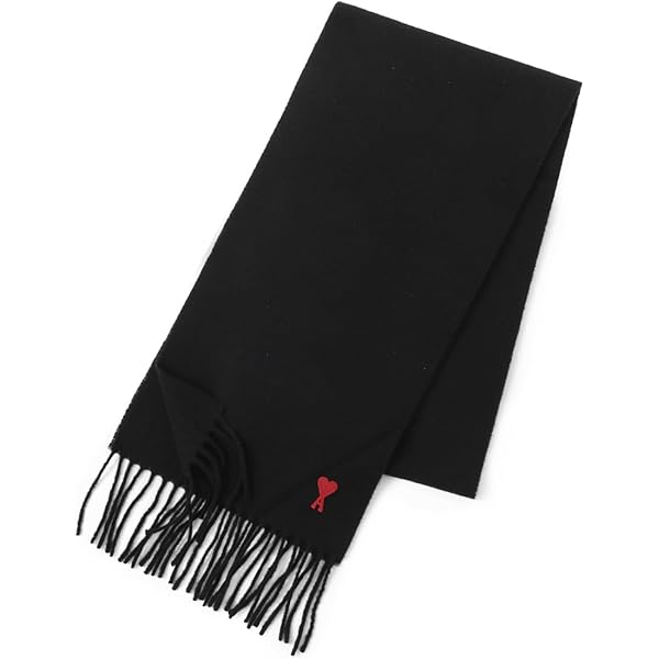 Amazon | [AMI PARIS] [アミ パリス]マフラー ライトグレー