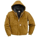 Carhartt Quilted Flannel Lined Duck Active Jacket (カーハートブラウン、3 x T )