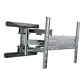 An Style Panasonic VIERA パナソニック ビエラ対応 壁掛け金具 43インチ48インチ49インチ50インチ55インチ58インチ65インチ型 対応 壁掛金具 上下左右角度調節 液晶 TV 金具 テレビ フレーム テレビ壁掛け金具 TV壁掛け金具 冷間圧延鋼 チルト＆スイベル移動式 ブラック 耐荷重50kg