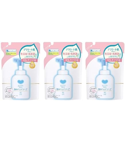 Amazon.co.jp: 【まとめ買い】カウブランド 無添加泡のハンドソープ 詰