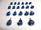 MTS 203 ON - OFF - ON 6P 20個 入り ! トグル スイッチ AC 6A 125V