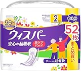 ウィスパー 安心の超吸収 300cc 52枚 女性用尿漏れパッド