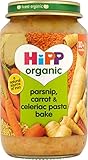 Hipp Organic Organic Parsnip, Carrot & Celeriac Pasta Bake 10mth+ (220g) ヒップ有機有機パースニップ～ニンジンとセロリのパスタベ