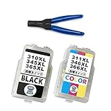 キャノン BC-365 BC-366 CANON 用 詰替えインク インク王国 ブラック＋カラー＋専用工具セット キャノン プリンターインク 詰め替えインク BC365 BC366 BC-365XL BC-366XL 対応プリンター PIXUS TS3530 互換インクBC365BK BC366CL BC-365BK BC-366CL