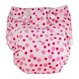 Pam Grace Creations DC-HEARTS Hearts Cloth Diapers - Set of 2 - pink