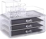 Compactor 3引き出しオーガナイザー ホルダー付き 透明 RAN5055