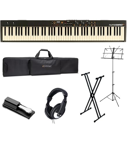 Amazon | Studiologic Numa Compact SE 必需品セット スピーカー内蔵