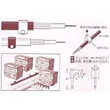 同軸ケーブル用ステップルHDC-5（白）100個入