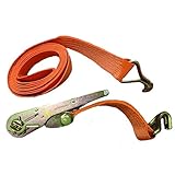 ラッシングベルト 10t 5m 幅78mm ラチェット式 トラック用 Jフック 荷締ベルト タイダウンベルト 固定ベルト ラッシング