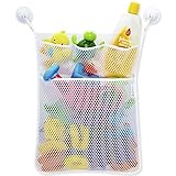 MyMei　オモチャ収納袋　お風呂ハンモク　片付けネット　メッシュバッグ吸盤式　子供玩具　学習収納　子供部屋収納