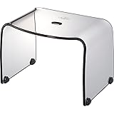 リス 風呂椅子 フランクタイム クリアグレー バスチェアーM 高さ 25cm