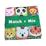 PINKING　布の本　布えほん　ベビー用品　動物　赤ちゃん　知育玩具　音が鳴る　学習多機能　破れない　おでかけ布えほん　ソフトブック　おもちゃ　さわって発見!