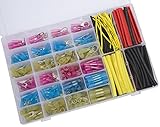 Ginsco 435 pcs Heat Shrink Wire Connector Tubing Tube Sleeving Wrap Cable Wire Collection Set with C