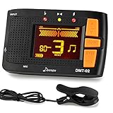 Donner デジタルメトロノーム チューナー トーンジェネレーター 3 in 1 充電式 ギター ピアノ トランペット クロマチック楽器用