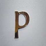 真鍮レターゴールド 45mm 小文字p