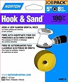 Norton 49219 5-Inch 8 Hole P180 Hook and Loop Discs 25-Pack [並行輸入品]