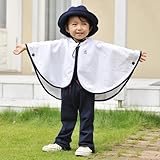 紫外線対策　UVカットパーフェクトマリンケープ　ホワイト　90～100ｃｍ