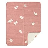 クリッパン コットンブランケット オーガニック ミニサイズ 70 x 90cm （カラー：choucho／pink） KLIPPAN [並行輸入品]