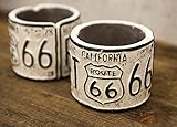 ROUTE66 Planter ルート66 プランター ラウンド ミニ ２個セット White