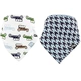 Hudson Baby バンダナ スタイ 2枚セット スナップボタン (車柄) [並行輸入品]