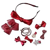 BIANHUAN ベビー 赤ちゃん ヘアピン ヘアクリップ 10点 セットヘアアクセサリー コサージュ 髪飾り 髪留め 女の子 出産祝い 内祝い ギフト かわいい 可愛い キュート プレゼント (Ｄ)