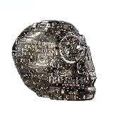 yjydada 3dクリスタルパズルスカルクリアモデルDIYガジェットブロックBuilding Toyギフト グレイ TZZ80113667_QJY