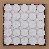 XuBa 無煙香りのキャンドル（50個） 環境に優しい＆長持ちするキャンドルライト パーティー 結婚式 誕生日などのための ホワイト