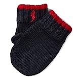 RalphLauren ラルフローレン　メリノウールニットミトン　ネイビーブルー　サイズ9-24M