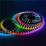 MOKUNGIT WS2812B LED Strip 16.4FT WS2812B Individual Addressable WS2811 Built-in 5050 RGB Digital Dr