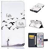 UNEXTATI iPhone 6 / 6s 手帳型 ケース 高級PUレザー カード収納 ホルダー 付き 耐衝撃 全面保護 スタンド機能付き Apple iPhone6ケース iPhone6sケース 