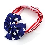 a-szcxtop用ヘッドバンドゴムUSAフラグ布ネックウォーマー女の子ベビーバンド7月7th Celebrating、アウトドア、