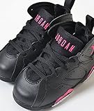 【11cm-16cm】NIKE JORDAN 7 RETRO GT ナイキ ジョーダン 7 レトロ GT ブラック×ピンク ベビー キッズ 子供靴 スニーカー 16cm,-