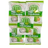 5packs set mr.hat gulaman brand jelly powder buko pandan flavor 25g with original sticker