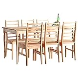 arne ダイニングテーブルセット ダイニングテーブル ダイニングチェア 6人用 Queen 150T DC-01 7点