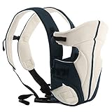 ECOSUSI Classic Front and Back Baby Carrier Cream by ECOSUSI