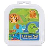 Stephen Joseph Eraser Set-Zoo [並行輸入品]