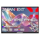 JAPANNEXT 10.5インチ IPSパネル搭載 5点マルチタッチ対応 フルHD+(1920×1280)解像度 モバイルモニター JN-MD-IPST105FP miniHDMI USB-C sRGB:100% HDR400相当 スマートケース付き 【2年保証】