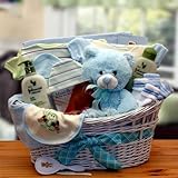 Gift Basket Drop Shipping Deluxe Organic New Baby Gift Basket -, Blue by Gift Basket [並行輸入品]