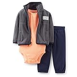 Carter's （カーターズ） :: マイクロフリース カーディガン 3点セット :: 3-Piece Microfleece Cardigan Set 18M ( 78-83cm) 正規タグ保証