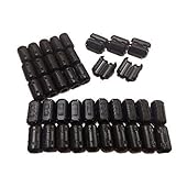 フェライトコア 内径９mm 40個セット ノイズフィルター 高周波 ノイズ除去 ノイズカット