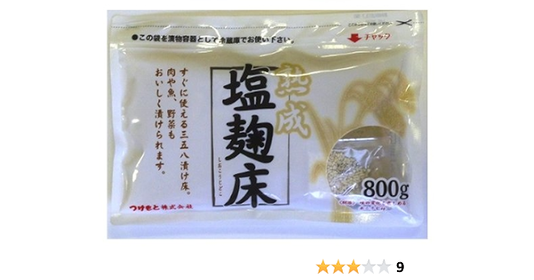 Amazon つけもと 熟成塩麹床 800g つけもと 漬物の素 糠床 通販