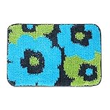 吸水性のノンスリップ耐久性のあるドアマットエントリーマットエントランスマット、15.7"x23.6"、J