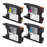 ブラザー対応 プレジール LC12-4PK互換インク 4色パック PLE-BR124P