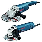 ボッシュ GWS 22-230 JH + GWS 850 C Professional ダンボール箱の G のアングルグラインダを設定