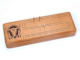 Continuous Cribbage Board - Buffalo Skull
