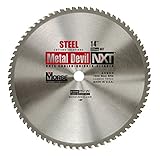 MK Morse CSM1466NSC Metal Devil NXT Circular Saw Blade 14-Inch Diameter, 66 Teeth, 1-Inch Arbor, for