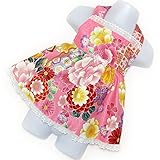 えくぼちゃん(ekubochan)日本製 京友禅晴れ着エプロンドレス Light（ピンク）
