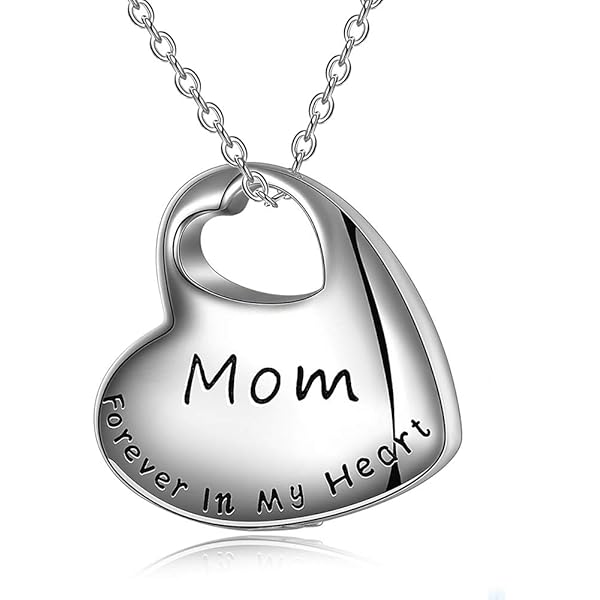No Longer By My Side、Forever In My Heart CarvedロケットCremation Urnネックレスfor Mom &amp; Dad n5ksbvb Cremation Jewelry No Longer By My Side, Forever In My Heart
