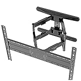 An Style 東芝 レグザ REGZA対応 壁掛け金具 48インチ50インチ55インチ65インチ75インチ 型 対応 壁掛金具 上下左右角度調節 液晶 TV 金具 テレビ フレーム テレビ壁掛け金具 TV壁掛け金具 冷間圧延鋼 チック チルト＆スイベル移動式 ブラック 耐荷重50kg
