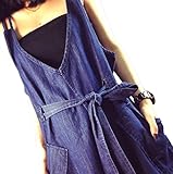 Heaven Days（ヘブンデイズ） サロペット オールインワン ワンピ デニム リボン スリット マタニティ レディース 1707C0010